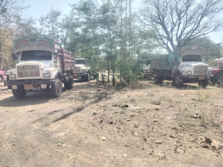 रेत परिवहनकर्ता के विरूद्ध कार्यवाही