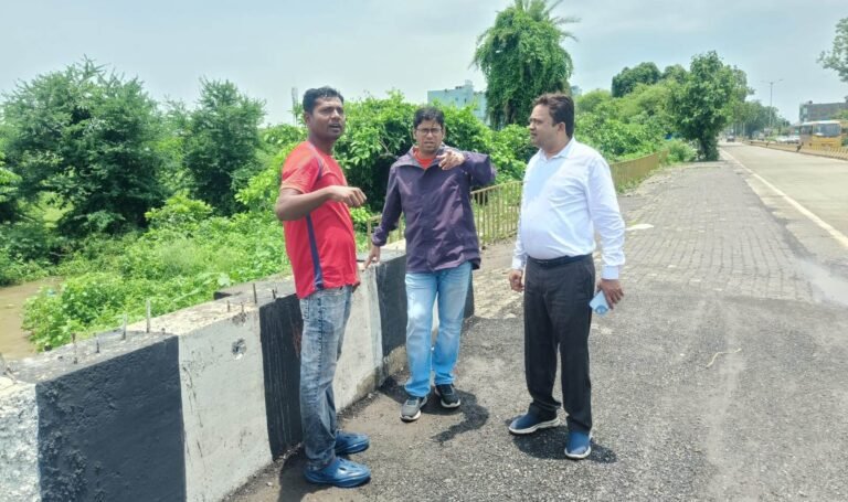 जिलाधिकारी राहुल कर्डिले ने शहर के विभिन्न हिस्सों का किया निरीक्षण