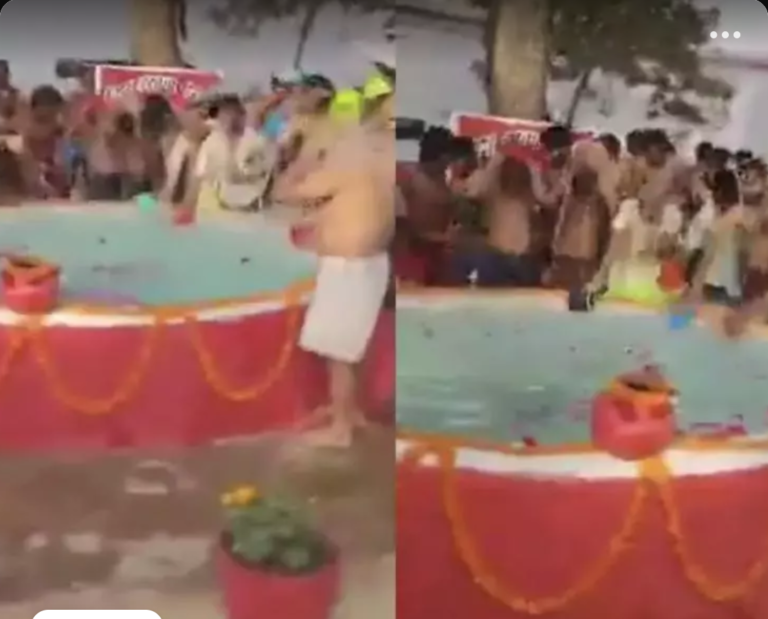 महाकुंभ से जल लाकर यूपी की जेल में कैदियों को करवाया गया स्नान