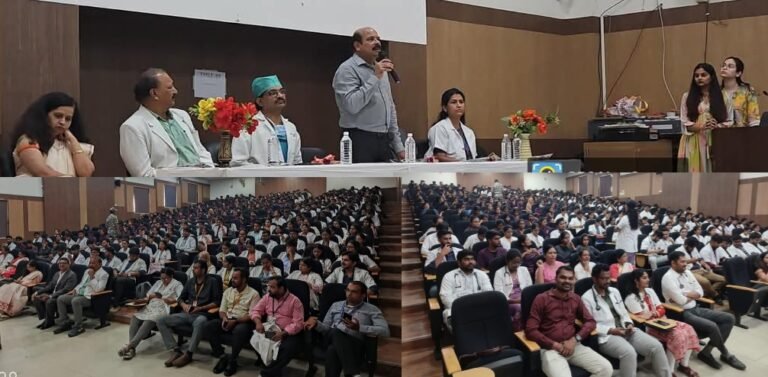 सावंगी रुग्णालयात जागतिक क्षयरोग दिनी विविध उपक्रमक्षयरोग निर्मूलनात प्रत्येकाचा सहभाग महत्त्वाचा – डॉ. बाबाजी घेवडे